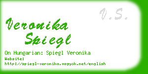 veronika spiegl business card